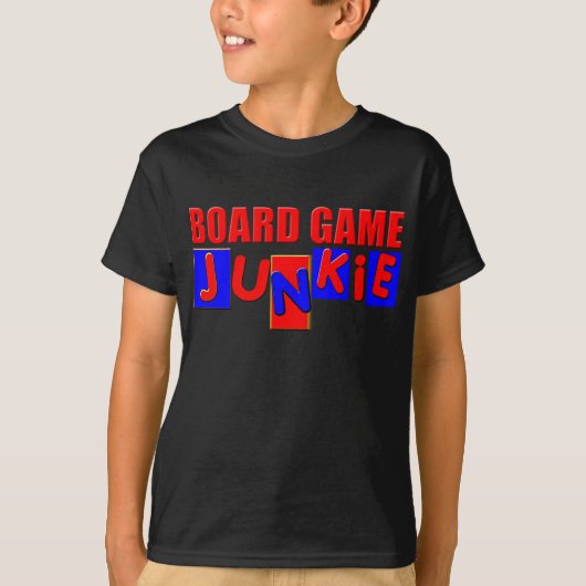 Funny Board Gamer T-shirt (Voorkant)