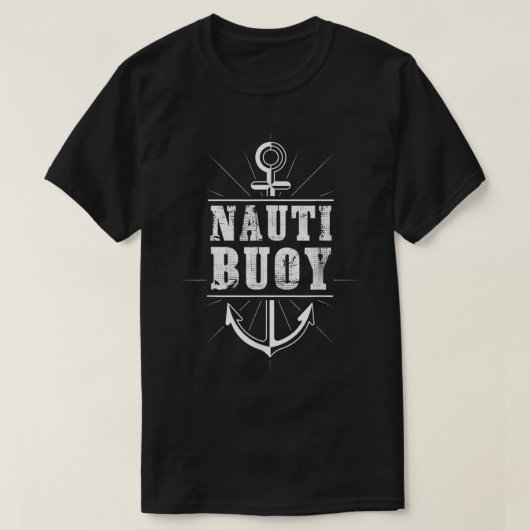 Funny Boat Anchor Nautical Boat Captain Boating T-shirt (Design voorkant)