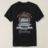 Funny Boat Captain Retire Shirt (Design voorkant)