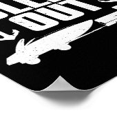 Funny Boat Design for Men Boat Trail Poster (Hoek)