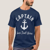Funny  Boat Kapitein's Shirt (Voorkant)
