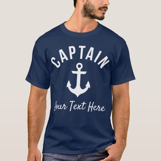 Funny Boat Kapitein's Shirt (Voorkant)
