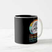 Funny Boat Mechanic Boat Oowner Tweekleurige Koffiemok (Voorkant rechts)