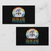 Funny Boat Mechanic Boat Oowner Visitekaartje (Voorkant / Achterkant)