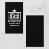 Funny Boat Owner Humor Boating Kapitein Visitekaartje (Voorkant / Achterkant)