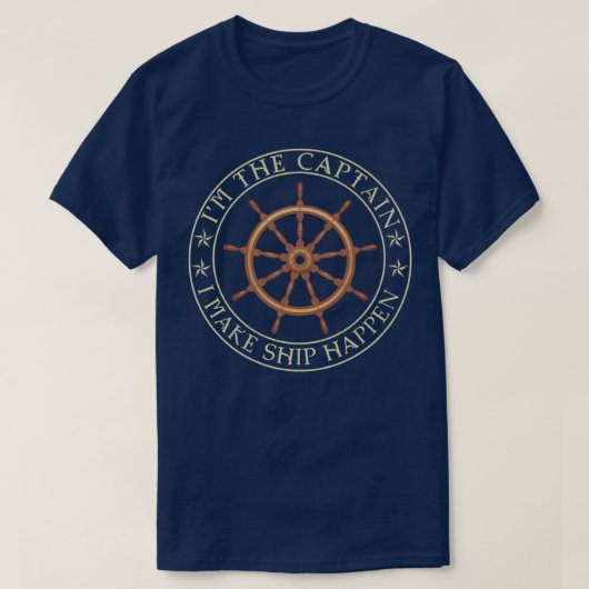 Funny Boater is de kapitein die ik maak van schip  T-shirt (Design voorkant)