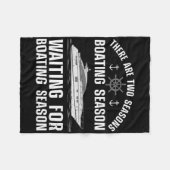 Funny Boating Design for Men Boater Boating Fleece Deken (Voorkant (Horizontaal))