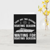 Funny Boating Design for Men Boater Boating Kaart (Gele Bloem)