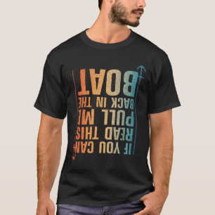 Funny Boating Design for Men Boating Boater T-shirt