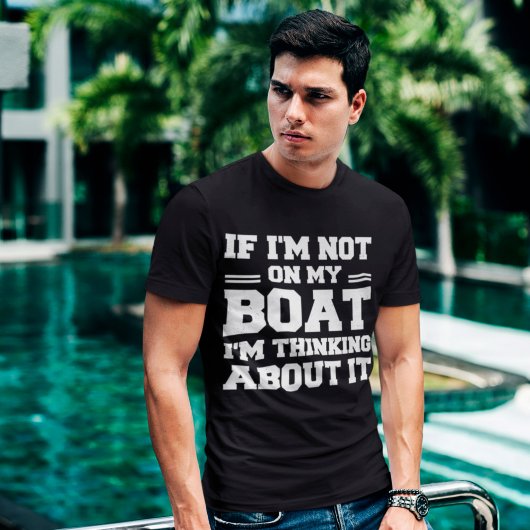 Funny Boating Humor voor booteigenaar T-shirt