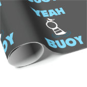 Funny Boating Pun - Ja Buoy Harbour Cruise T-shirt Cadeaupapier (Rol Hoek)