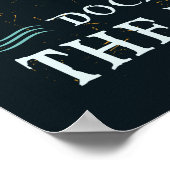 Funny Boating Pun Nautical Sailor Theme Anchor Poster (Hoek)