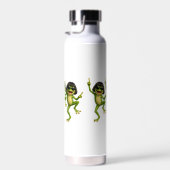 Funny Bob-kapsel Kikker Meme Cadeau Waterfles (Rechts)