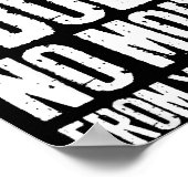 Funny Bob Name Shut Up Bob No More From You Today  Poster (Hoek)