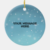 Funny Boba Bubble Tea Keramisch Ornament (Achterkant)