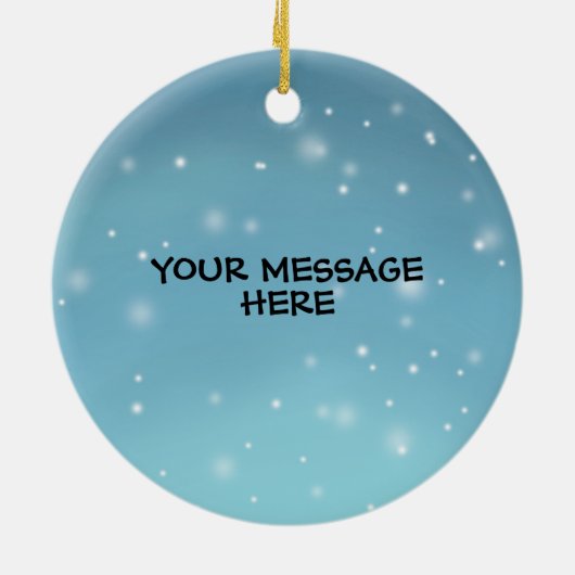 Funny Boba Bubble Tea Keramisch Ornament (Achterkant)