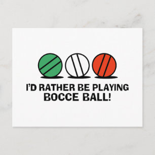 Funny Bocce Ball Briefkaart