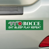 Funny bocce ball bumper sticker voor bocci player (Op auto)