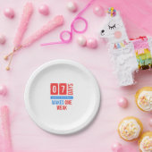 Funny bocce ball-citaat papieren bordje (Feest)