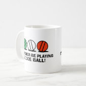 Funny Bocce Ball Koffiemok (Voorkant links)