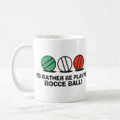 Funny Bocce Ball Koffiemok (Links)