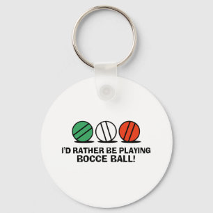 Funny Bocce Ball Sleutelhanger