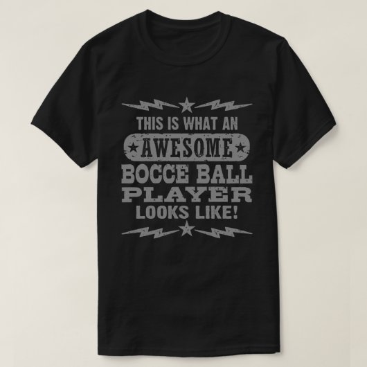 Funny Bocce Ball T-shirt (Design voorkant)