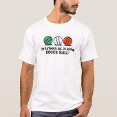 Funny Bocce Ball T-shirt (Voorkant)