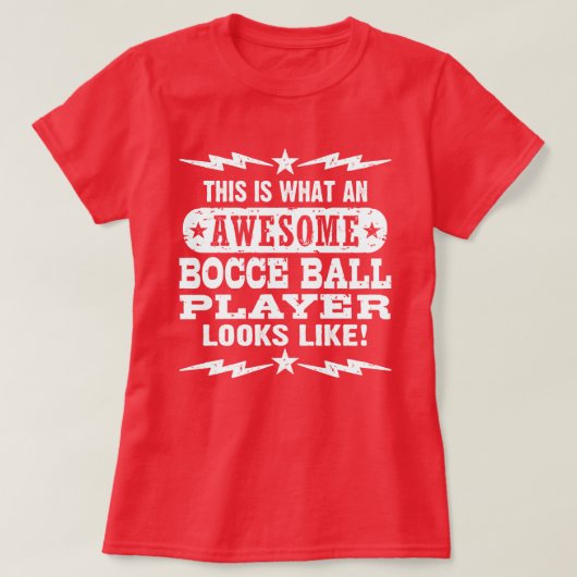 Funny Bocce Ball T-shirt (Design voorkant)