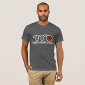 Funny bocce ball t-shirt | Zo ga ik werken (Voorkant volledig)