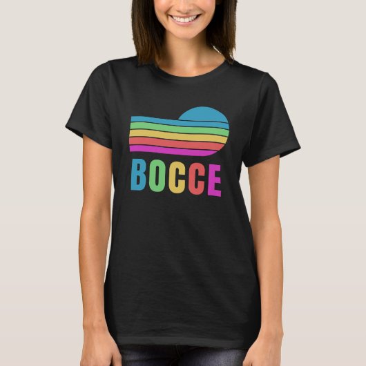 Funny Bocce Balls Player-Boules Team T-shirt (Voorkant)