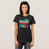 Funny Bocce Balls Player-Boules Team T-shirt (Voorkant volledig)