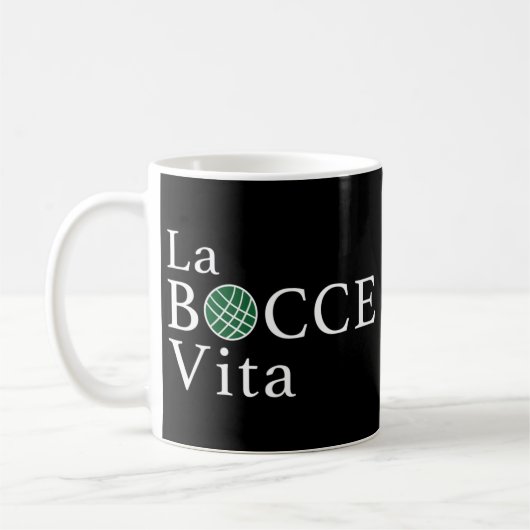 Funny Bocce La Bocce Vita Italiaanse Pride Koffiemok (Links)