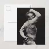 Funny Bodybuilder Briefkaart (Voorkant / Achterkant)