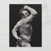 Funny Bodybuilder Briefkaart (Voorkant)