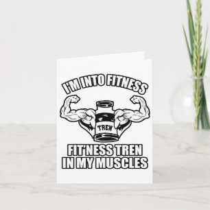 Funny Bodybuilder Kaart