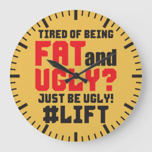 Funny Bodybuilding Gym Grote Klok