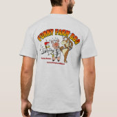 Funny Boerderij BBQ Basic T-Shirt - Twee zijden (Achterkant)