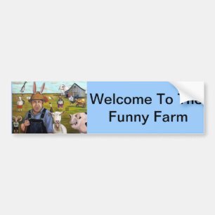 Funny Boerderij Bumpersticker