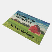 Funny Boerderij Gepersonaliseerd Deurklep Deurmat (Schuin)