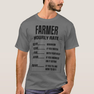 Funny boerderij Hobby Gezegde Farmer T-shirt