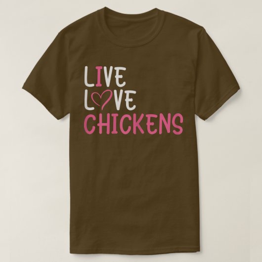 Funny Boerderij Lover Chickens Graphic for Women a T-shirt (Design voorkant)