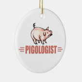 Funny Boerderij Pigs Keramisch Ornament (Rechts)