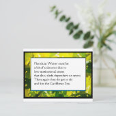 Funny Boerderij Poem Card #1 Briefkaart (Staand voorkant)