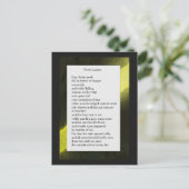 Funny Boerderij Poem Card #2 Briefkaart (Staand voorkant)