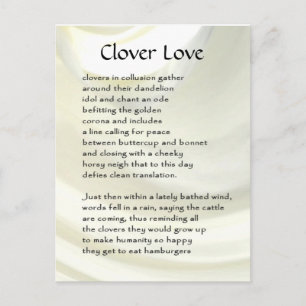 Funny Boerderij Poem Card #6 Briefkaart