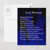 Funny Boerderij Poem Card #7 Briefkaart (Voorkant / Achterkant)