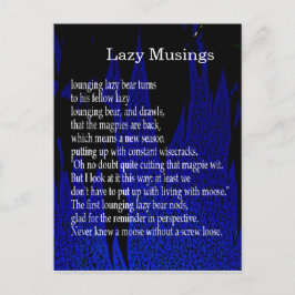 Funny Boerderij Poem Card #7 Briefkaart