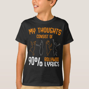 Funny Bollywood Love Hindi Movie-verslaafde T-shirt