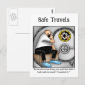 Funny Bon Voyage Humor Briefkaart (Voorkant / Achterkant)